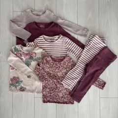 NEXT 長袖Tシャツ5点・レギンス2本セット12-18m