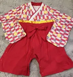 袴ロンパース80cm