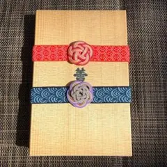 御朱印帳バンド 2本セット 水引 梅結び ハンドメイド 神社巡り 開運
