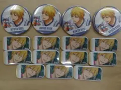 黒子のバスケ 黄瀬涼太 缶バッジ 2種15個セット まとめ