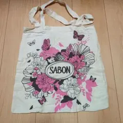 [新品未使用] SABON 花柄エコバッグ　プレゼントやギフトにも！