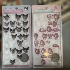 Kuromi & My Melody ボンボンドロップシールセット