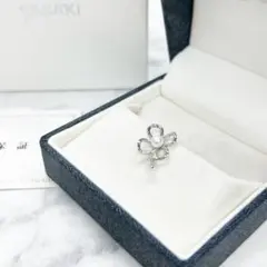 中古・美品　田崎真珠　淡水パールブローチ　TASAKI　シルバー　保証書付き