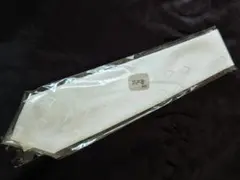 礼装用　ホワイト ダイヤモンドパターン ネクタイ