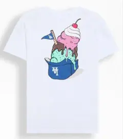 ニューエラ　スタンダードフィットコットン Tシャツ　ドジャース　アイスクリーム