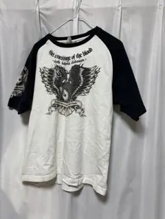 BLOOD MESSAGE イーグル Tシャツ 半袖