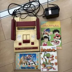 (ジャンク品)ファミリーコンピュータ 本体 ソフト付き