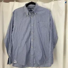 トミーフィルフィガーボタンダウン長袖シャツ　胸ポケットロゴ