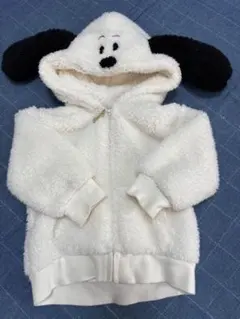スヌーピー モコモコ フード付き ボア パーカー アウター