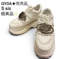 ★GYDA★GD thick soledスニーカー★ダッドソール★白Sのサムネイル