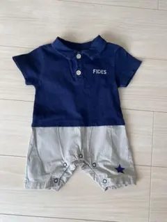 FIDES ポロシャツスタイル 半袖　ロンパース 70cm