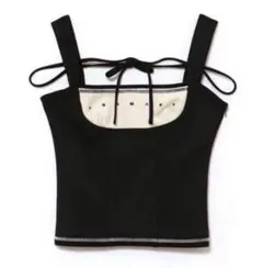 andmary luca stitch tops beige - メルカリ