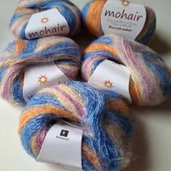 mohair 毛糸 25g ×5玉