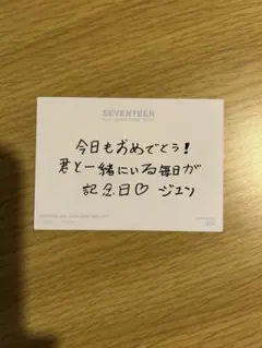 SEVENTEEN ジュン ホログラムカード
