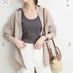 イエナのLy/Pツイルオーバーシャツ　お色　ベージュ