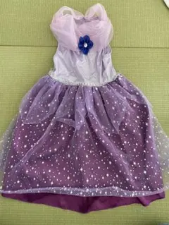 キッズ コスチューム ドレス パープル ハロウィン 110cm