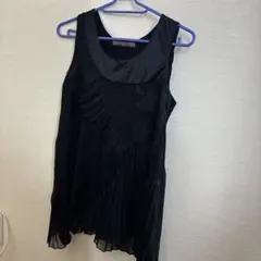 黒 ノースリーブ チュニックのサムネイル