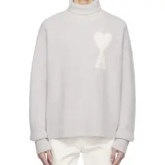 Ami Paris 正規品　セーター　パールグレー