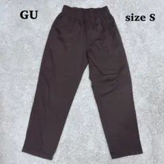 【美品】 GU シェフパンツ ワイドパンツ ワイドテーパード イージーパンツ S