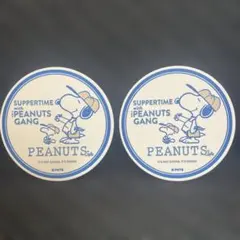 PEANUTS Cafe コースター 2枚セット