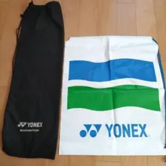 プ*ス様 YONEX バドミントンラケット袋 黒 YONEXビニールバック