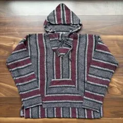 メキシカンパーカー プルオーバー ボルドー系
