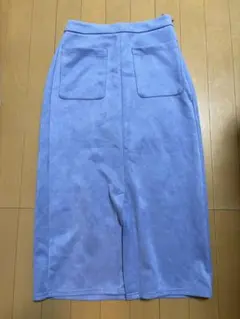 スエード風　ロングスカート　sサイズ