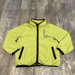 hakka kids 恐竜刺繍ナイロンジャケット フード収納襟120