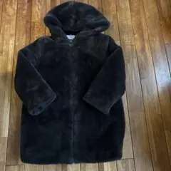 ZARAキッズ　フード付きフェイクファーコート　152㎝