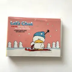 レッツチャット　サイン帳　昭和レトロ　当時物のサムネイル
