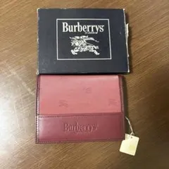 新品未使用】BURBERRY ペンケース 赤 箱付き/リベラシリーズペンシース