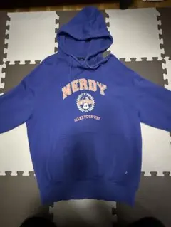 NERDY フード付きパーカー 紫