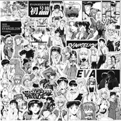 【新品】新世紀エヴァンゲリオン ステッカー 70枚入 大量