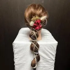 髪飾り　水引　成人式　卒業式　結婚式　紐アレンジ　12