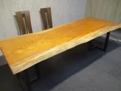 希少・銘木】日光杉 一枚板座卓 天板厚さ8.5cm 輪王寺 由来 無垢材
