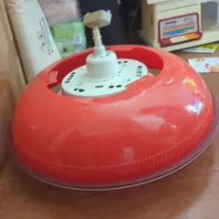 三菱 FLD18/28 赤 シーリングライト　天井照明　昭和レトロ　傘電気