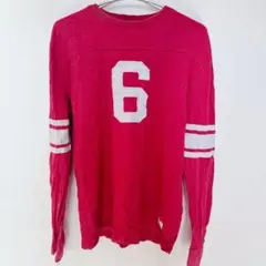 海外古着✨【S】AMERICAN EAGLE ピンク 長袖カットソー メンズ