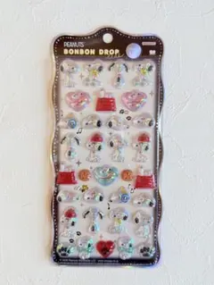 正規品 ちゅるきら　スヌーピー ボンボンドロップシール