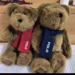 ラルフローレン　テディベア　2000 +フラッグベア 2点まとめ ラルフローレン テディベア 2000 +フラッグベア 2点まとめ 2025