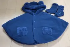 コムサフォセット ポンチョ＆ソックス＆手袋