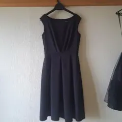 入卒式に✨パニエでふんわり✨エムプルミエ　ワンピース ブラック36