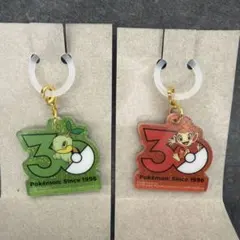 ポケチャーム 30周年ロゴマスコット ナエトル ヒコザル