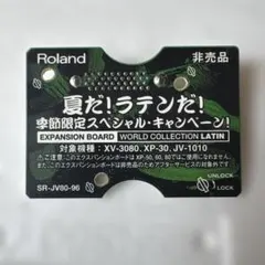 [非売品]Roland エクスパンションボード SR-JV80-96 非売品]Roland エクスパンションボード SR-JV80-96 - メルカリ