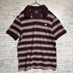 BANANA REPUBLIC ポロシャツ M メンズ　トップス　美品　ボーダーのサムネイル