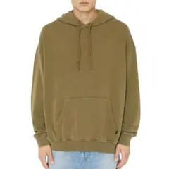 【DIESEL】プルオーバースウェットパーカー メンズ サンブリーチ加工 長袖