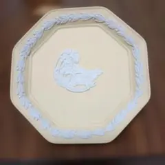 ウェッジウッド ジャスパー イエロー ハワイ ダイヤモンドヘッド 小皿 八角