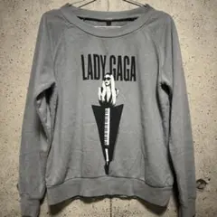 サイズS Lady Gaga グレー スウェットシャツ