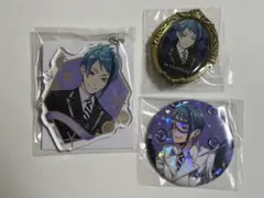 ツイステ ジェイド フロイド バッジ・アクリルキーホルダー・カード