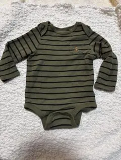 babygap ベビーギャップ ロンパース ワッフル生地 長袖 6-12ヶ月