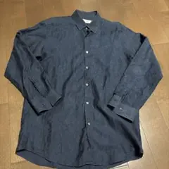 Calvin Klein Platinum ネイビーシャツ M